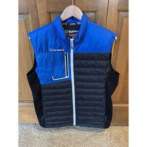 Sunice Vest Mens Medium Spanish Bay Blue Full Zip - Looks New!